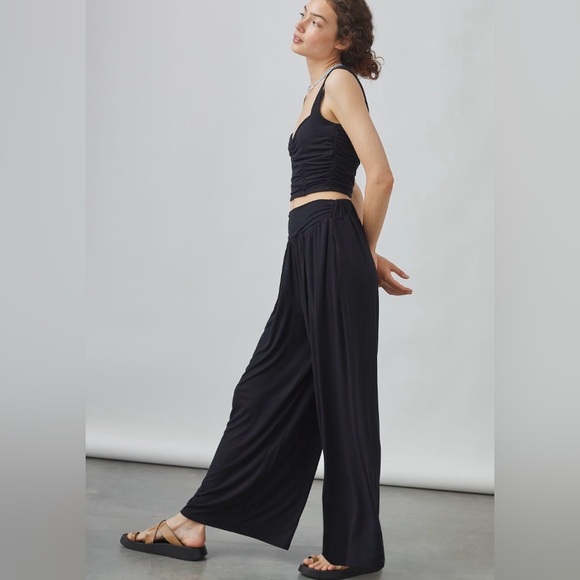 Anthropologie Maeve Wide Leg Trouser and Top Set Size M - Picture 2 of 4
